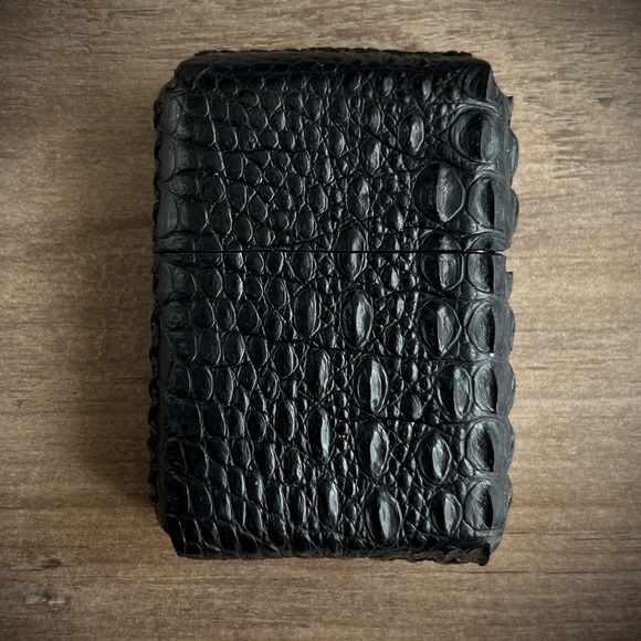 Crocodile Real Skin Case for Zippo Lighter Standard Size (Made in USA 🇺🇸) - Picture 8 of 9